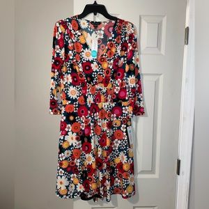 NWT! Maggy London floral print dress. Size 12. Smoke Free Home. Offers Welcome